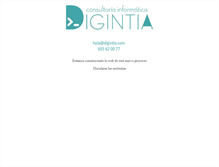 Tablet Screenshot of digintia.com